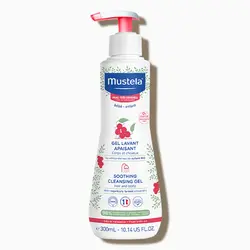 ژل درموکلینزینگ سوتینگ سر و بدن ۳۰۰ میل ماستلا mustela