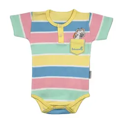 آستین کوتاه زیردکمه دار سایز سه ۳ زرافه بهاوران BEHAVARAN