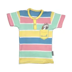 بلوز آستین کوتاه  سایز سه ۳  زرافه بهاوران BEHAVARAN