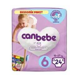 پوشک جان به به ۲۴ عددی شماره ۶ CANBEBE EKONOMIK