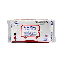 دستمال مرطوب ۸۰ عددی بیبی سیل Babisil Baby Wipes Hand & Mouth