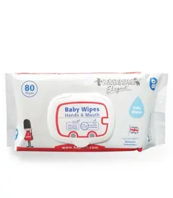 دستمال مرطوب ۸۰ عددی بیبی سیل Babisil Baby Wipes Hand & Mouth