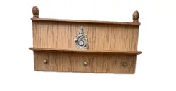 شلف دیواری سرویس بلوط