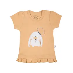 استین کوتاه سایز ۳ مرلین نیلی Nili