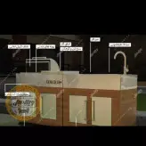 باربیکیو گازی با سینک ظرفشویی ترمو مدل213