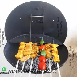 باربیکیو دیواری و کباب پز مدل گرد سیگما