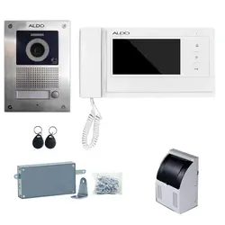دربازکن تصویری حافظه دار کارتی آلدو مدل727M-RFID مجموعه 8 عددی