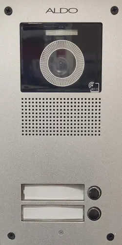 پنل ۲واحدی آیفون تصویری AL-nUDC-RFID کارتخوان آلدو