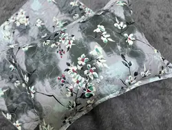 روبالشی نخ پنبه دوزی شده کد H1_406 برند خوشنام هگمتان