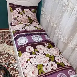 کاور تخت هتلی یک نفره برند خوشنام هگمتان پارچه درجه یک