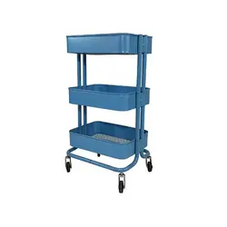 ترولی سه طبقه قفسه ای