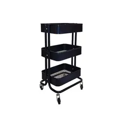 ترولی سه طبقه قفسه ای