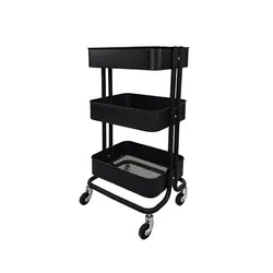 ترولی سه طبقه قفسه ای