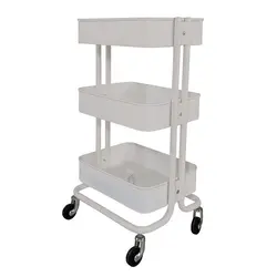 ترولی سه طبقه قفسه ای