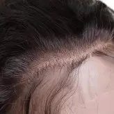 کلاه گیس طبیعی زنانه متوسط قهوه ای تیره (کد:11008)