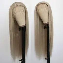 کلاه گیس زنانه بلند زنانه لخت رنگ موی بلوند شنی خیلی روشن (کد:۲۰۰۱۴)