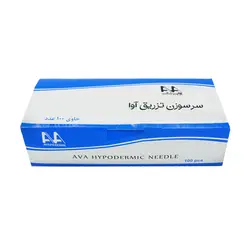 سرسوزن آوا گیج 23 آبی(بسته 100عددی)