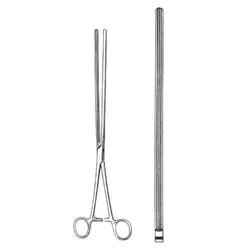 پنس روده گیر صاف 28 سانتی متر