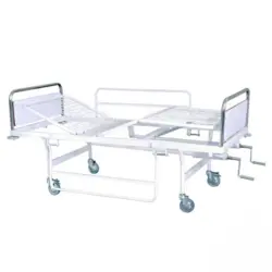 تخت بیمار مکانیکی سه شکن(طرح بیمارستانی)