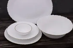 سرویس آرکوپال 26 پارچه لب طلایی مقصود(لب پیچ)