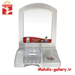 جا مسواک غزال آیینه دار
