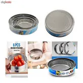 الک ۶ عددی round strainer