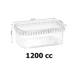 ظروف درب دار فریزری سایز 1200 سی سی