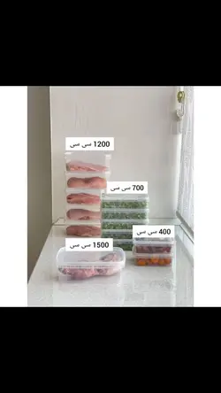 ظروف درب دار فریزری سایز 1200 سی سی