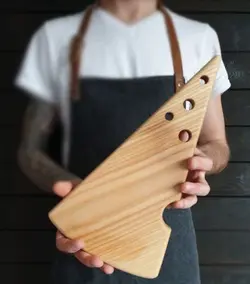 تخته گوشت طرح تکه پنیر