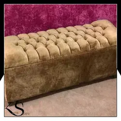 پاف سه نفره باكسدار مخمل