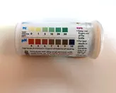 نوار تست استریپ سنج کلر و pH لاموت 25 عددی