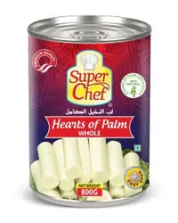 کنسرو هارت آف پالم ( مغز درخت خرما ) ۸۰۰ گرمی hearts of palm 800 g
