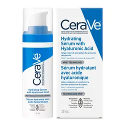 سرم آبرسان هیالورونیک اسید سراوی CeraVe | حاوی ویتامین B5