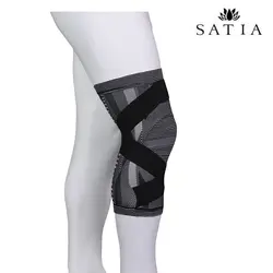 زانو بند ژاکارد با کش دوبلDouble rubber jacquard knee brace