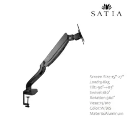 پایه رومیزی مانیتور ساتیا مدل  ES-DS117ZES-DS117Z