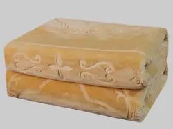 پتو نرمین طلایی یکنفره 220*160