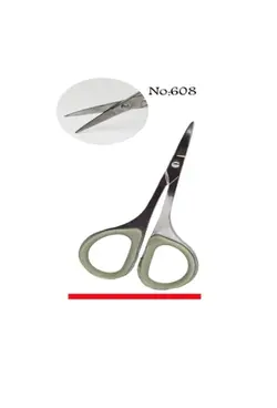 قیچی ابرو حرفه ای دسته پلاستیکی گینزا 608(7608)