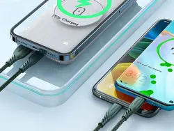 پاوربانک شارژ سریع مگنتی 10000 مک‌دودو Mcdodo 15W MagSafe Wireless Power Bank MC-877