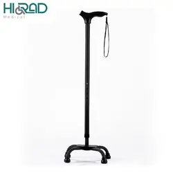 عصا چهارپایه فلزی T31 مشکی ماسه ای دسته PVC برند TESSY