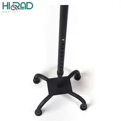 عصا چهارپایه فلزی T31 مشکی ماسه ای دسته PVC برند TESSY