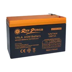 باطری 5 آمپر raw power - حفاظت ایمن پارس