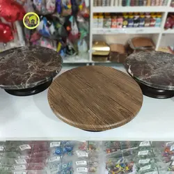 صفحه کیک گردان ام دی اف طرح چوب سایز 32