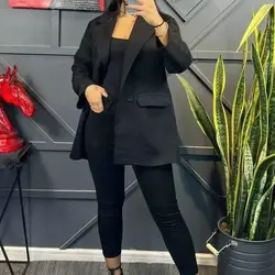 کت زنانه بلوط کتان لمه مرغوب رنگ بندی فری سایز 36 تا 46 با ارسال رایگان