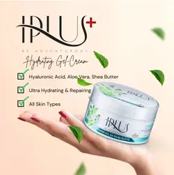 کرم کاسه ای آبرسان قوی آلوئه ورا و هیالورونیک اسید آی پلاس حجم ۲۰۰ میلی لیتر_ IPLUS
