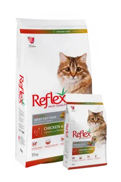 غذای گربه رفلکس مولتی کالر فله ای زیپ کیپ250 گرمی