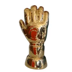 تندیس دستکش طلا