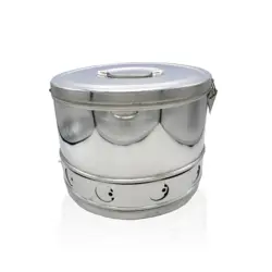 بیکس استیل درب دار بزرگ سایر 25*19