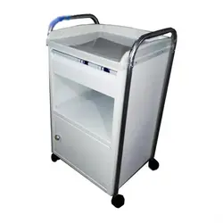 کمد کنار تخت بیمار ( لاکر ) استیل با رویه فایبر گلاس ABS