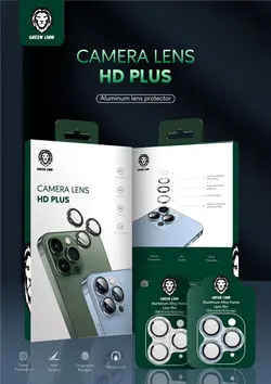 محافظ لنز اچ دی پلاس سری 13 گرین Green camera lens HD plus 13pro/13promax