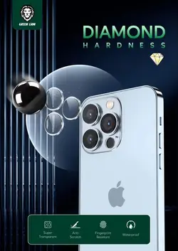 محافظ لنز اچ دی پلاس سری 13 گرین Green camera lens HD plus 13pro/13promax